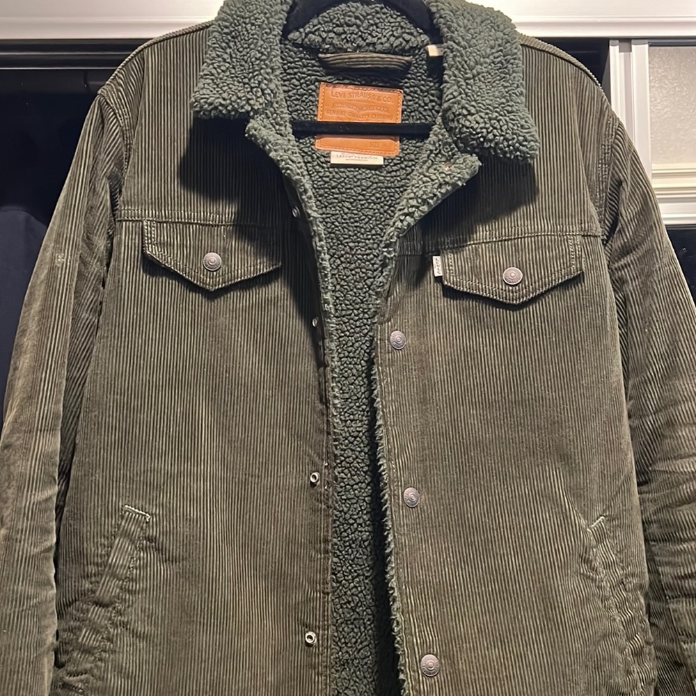 Mens shearling Levi’s jacket